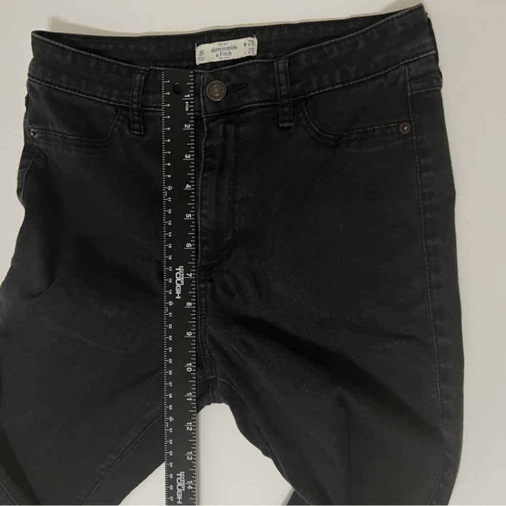 Abercrombie & Fitch Light Black Jeans Size 8 R - Picture 5 of 8